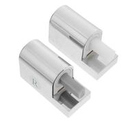 Gadpiparty 1 Set Charnières de Siège de Toilette à Fermeture Douce en Abs Forme Carrée, Mécanisme Silencieux à Chute Lente pour Rénovation de Salle de Bain à Domicile