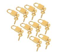 Gadpiparty 10 Ensembles Mini Padlocks With Keys Retro Vintage Style Secure Travel Bags Jewelry Boxes Toolbox And Treasure Chests