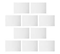 Gadpiparty 10 Feuilles de Pochoirs en Plastique Transparent Réutilisables 22 X 14 CM pour Dessin Artistique et Loisirs Créatifs Planche à Dessin Compatible Stylo 3D Kit 10 Pièces pour