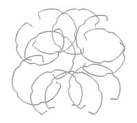 Gadpiparty 10 Pièces Anneaux de Retenue à Ressort pour Ampoules Mr11 et Mr16, Clips à Profil Bas en Acier, Fixation Pratique pour Bande Lumineuse et Spots Encastrés, Usage Polyvalent