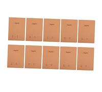 Gadpiparty 10 Pièces Cahiers Exercices pour Étudiants Lot de Anglais Fournitures Scolaires Pratique de Manuscrite
