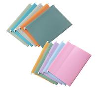 Gadpiparty 10 Pièces Dossier Suspendu A4 Extensible en Plastique Onglets | Tri de Documents, Rangement Compact au Bureau la Maison, Onglets Transparents Renforcés, Usage Quotidien