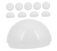 Gadpiparty 10 pièces Kit de Abat-jour LED Demi-sphère pour Lumière de Maquillage Remplacement Facile pour Globes de Lampes Murales et Lampadaires Éclairage Doux et Uniforme pour Salle de