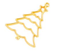 Gadpiparty 10 Pièces Pendentifs de Noël Lot de Breloques pour Création de Bijoux Diy Charms Élégants pour Artisanat et Décoration de Noël