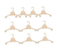 Gadpiparty 10 Pièces Pet Wardrobe Hangers Wooden Puppy Clothes Rack Cartoon Animal Shape Small Dog Cat Costume Organizer for Small Pets
