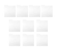 Gadpiparty 10 Pièces Séparateurs de Disques Vinyles en Plastique Blanc | Classement Simple et Repérage Rapide, Étiquettes Manuscrites ou Imprimées, pour Étagères et Boîtes