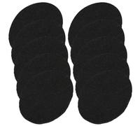 Gadpiparty 10 Pièces Tapis Ignifuge pour Encensoir, Aluminium, Rond | Réutilisable, Isolant Thermique et Résistant à Chaleur, pour Parfum en Cône et Brûleur de Parfum, Noir