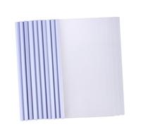 Gadpiparty 10 Pièces Transparent File Folder With Sliding Bar Report Cover Organizer Binder Non Slip Locking Bar Lightweight And Flexible Document Holder