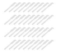 Gadpiparty 100 bracelets d'identification patient en PVC - Bracelets d'identification médicale avec fermoir à pression étanche - d'hôpital vierges et jetables pour les urgences