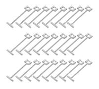 Gadpiparty 100 Croisillons Nivellement Carrelage T-Type Aiguilles Métalliques 15 MM pour Sol et Mur Pose Facile Balcon Salon