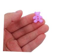 Gadpiparty 100 Pièces Boutons Couture Ours Plastique Décorations pour Vêtements Scrapbooking et Projets DIY Boutons Artisanat Durables et Colorés