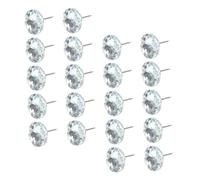 Gadpiparty 100 Pièces Boutons Cristal pour Décorations Strass pour Têtes de Lit et Meubles Accessoires Diy Éblouissants pour Création de Décorations Murales et Mobilier