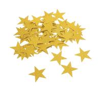 Gadpiparty 100 pièces Confettis Étoiles Papier Doré Double Face pour Décoration Fête Anniversaire Mariage DIY Écologique