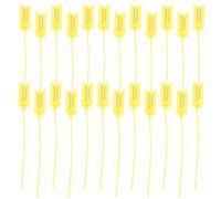 Gadpiparty 100 pièces Étiquettes de Sécurité Auto-bloquantes pour Câbles Jaune Marqueurs Anti-contrefaçon pour Étiquetage Produits et Emballages Usage Polyvalent pour Camions Bagages et