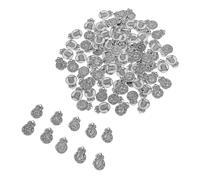 Gadpiparty 100 Pièces Five Element Vintage Charms Set Metal Hanging Pendants For Jewelry Making DIY Craft Accessories With Chinese Blessing Symbols Mixed Style