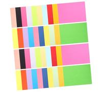 Gadpiparty 100 pièces Papier Origami Coloré Couleurs Papier Résistant pour DIY Artisanat Garçon Fille Adultes Kit Créatif pour Étoiles Grues et Décorations