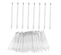 Gadpiparty 100 Pièces Recharge Stylo à Bille Noir Recharges Universelles pour Stylos à Bille à Mécanisme à et Lisse Compatible avec Plusieurs Marques Fournitures de Bureau et École