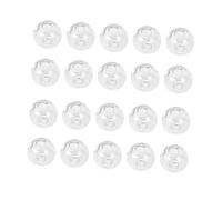 Gadpiparty 100pièces Boule De Verre Trouée Accessoire De Bijoux Verre Creux Décoration Diy Pour Collier Bracelet Matériel De Fabrication De Bijoux