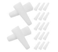 Gadpiparty 100pièces Lot de Protège-embouts Transparents pour Couteaux de Cuisine Gaines Élastiques Anti-rayures Protection des Pointes Accessoires pour Couteaux Professionnels