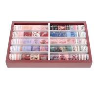 Gadpiparty 100rouleaux Ruban Washi DIY Décoratif Coloré Ruban Adhésif sans Résidu pour Scrapbooking Journal Cahier Kawaii Papier Japonais