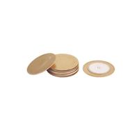 Gadpiparty 10pcs Disques Piézo à Diaphragme en Cuivre 15mm 300ω 4,6khz pour Micros Piézo Guitare Acoustique Accessoires Stomp Boxes