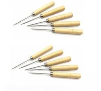 Gadpiparty 10pcs Outils à Papier à Fentes pour Quilling Manche en Bois et Acier Inoxydable, Portable Garçon et Filles, pour Percer et Tracer sur Noyau D'olive et Bodhi