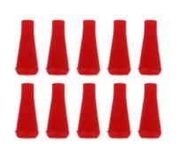 Gadpiparty 10pcs Pointe de Flèche en Caoutchouc Rouge 6mm pour Tir à l'arc, Conseils D'entraînement, Adaptée aux Flèches en Bambou pour Jeu et Pratique