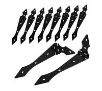 Gadpiparty 10pièces Charnières pour Portails de Clôture de Charnière de Remplacement pour Porte de Clôture de Portail de Jardin