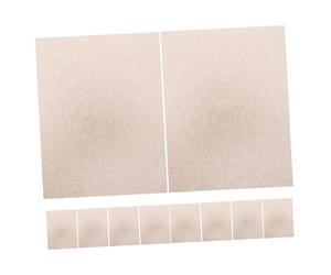 Gadpiparty 10pièces Couvercle Pour Micro Ondes Plaque De Mica Pour Four à Micro-ondes Accessoire De Réparation Remplacement Facile Pour Guides Ondes