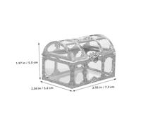 Gadpiparty 12 Pièces Boîtes à Dragées Mariage Coffret Trésor Réutilisable Boîtes Petits Contenants pour Bijoux