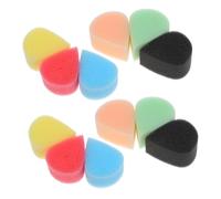 Gadpiparty 12 Pièces Éponge de Peinture pour Visage Lot de Éponges Forme de Eau pour Garçon Fille Couleurs Outils Art pour Éducation Artistique à Domicile et Classe Faciles à Utiliser et