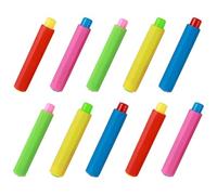 Gadpiparty 12 Pièces Lot de Porte-craies Réutilisable en Plastique Réglable Sélection Colorée Couleur Aléatoire pour Sessions de Dessin Trottoir et Salles de omicile
