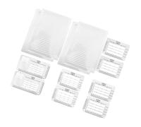 Gadpiparty 12 pièces Pochoirs de Calligraphie Plastique pour Écriture et Dessin Règles Multifonctions pour Adressage Enveloppes Journaux et Création de Cartes Modèles de Gabarits DIY