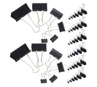 Gadpiparty 120 pièces Lot de Pinces à Papier Métalliques Longues Clips Multifonctions Robustes pour Bureau et Maison Maintien Sécurisé de Documents Épais et Fins Assortiment Pince Papeterie