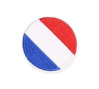 Gadpiparty 12pcs Écussons Brodés Ronds en Tissu Drapeau pour Vêtements et Paquet, Patchs Créatifs pour Décorer et Réparer, pour Projets D'artisanat et Vêtements de Scène