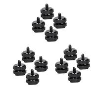 Gadpiparty 12pièces Adaptateur De Monture Griffe Chaude avec Vis Trépied Pouce pour Caméras DSLR Et Accessoires Support Stable Anodisé