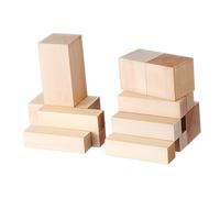 Gadpiparty 13 Pièces Lot de Blocs de Tilleul à Sculpter Rectangulaires Tendre Naturel pour DIY Artisanat et Créations Artistiques Variées Facile à Travailler et Résistant Aux Fissures