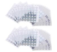 Gadpiparty 14 Feuilles Étiquettes Autocollantes Holographiques Anti-copie Sceaux de Sécurité pour Emballages Stickers Ronds Pailletés pour Commerce et Distribution