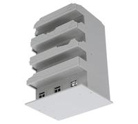 Gadpiparty 144 en Plastique Maison en Ruine Miniature pour Décor Ferroviaire Modèle Architectural de Ruines Urbaines à Assembler Décor de Paysage Abandonné