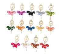 Gadpiparty 14pièces Lot De Pendentifs Danseuses De Ballet Pour Diy Bijoux Colliers Et Accessoires De Décoration