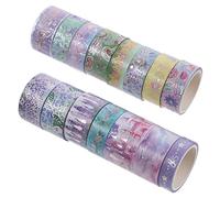 Gadpiparty 15 Rouleaux Ruban Adhésif Décoratif Papier Washi Tape pour Scrapbooking et Bricolage Matériel Diy Aesthetic pour Journaux et Artisanat