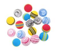 Gadpiparty 18 Pcs Jouets à Mâcher pour Chiens Balles de Tennis Solides Multicolores EVA Silencieuses et Légères pour Petits Chiens Entraînement Extérieur et Jeu Indépendant
