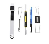 Gadpiparty 1ensemble Clé Cap Puller Set avec Brosse De Nettoyage Et Outils De Maintenance pour Claviers Mécaniques Et Électroniques