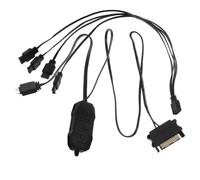 Gadpiparty 1ensemble Contrôleur RGB avec Hub Extension pour Pc Contrôleur De Lumières LED Et Adaptateur pour Effets Lumineux Synchronisés