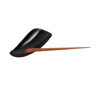 Gadpiparty 1ensemble Set de Cuillères à Thé Céramique Noire Accessoire Multifonction pour Thé Nonadhésive Gong Fu Outil pour Usage Domestique