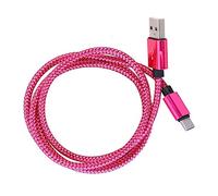 Gadpiparty 1M USB Type C Fast Charging Cable Braided Nylon Data Sync Charger for Note Honor Rosy