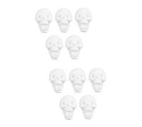 Gadpiparty 2 Ensembles Boules Polystyrène Diy Grimace Pour Décoration Fête Blanches À Peindre Artisanat Sécurisé Pour Bricolage Préscolaire 5 Pièces * 2