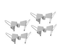 Gadpiparty 2 Ensembles Clips Pour Toile Humide Acier Inoxydable Cadres Pour Peinture À Lhuile Pinces De Séparation Pour Toile Ensemble De Clips Artistiques Polyvalents 2 Pièces * 2