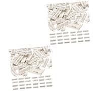 Gadpiparty 2 Ensembles Étiquette Du Mois Pour Charme Pendentifs Douze Mois Pendentifs Collier Bricolage Pendentif Collier Décoratif Alliage 50 Pièces * 2