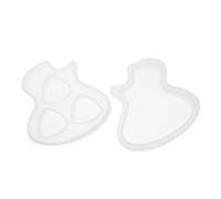 Gadpiparty 2 Ensembles Moules À Médiators De Guitare Ensemble De Blanc Lacté Pour Création Diy Et Rangement De Plectres Pratique Et Réutilisable 2 Pièces * 2